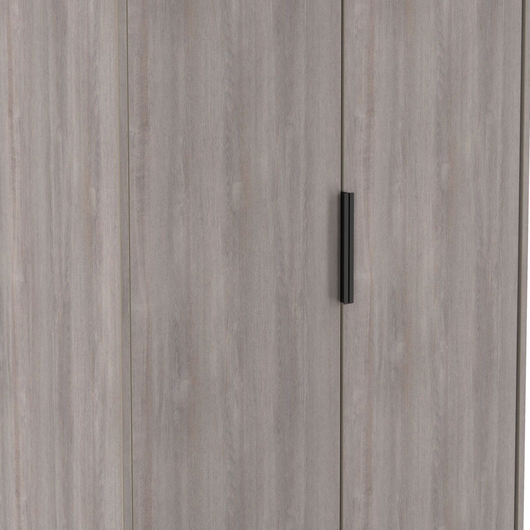 Ashbourne Double Wardrobe 2 Drawers Grey Oak from Roseland Furniture