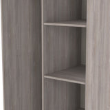 Ashbourne Open Shelf Wardrobe Grey Oak from Roseland Furniture