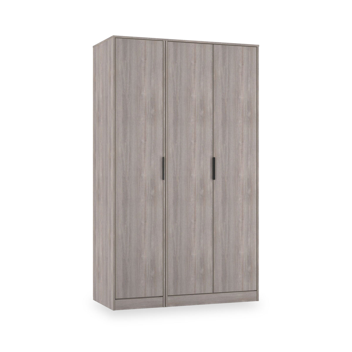 Ashbourne Triple Wardrobe Grey Oak from Roseland Furniture