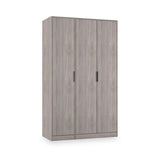 Ashbourne Triple Wardrobe Grey Oak from Roseland Furniture