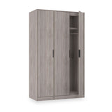 Ashbourne Triple Wardrobe Grey Oak from Roseland Furniture