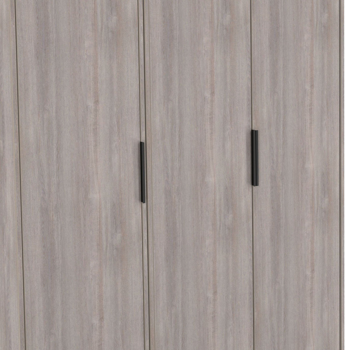 Ashbourne Triple Wardrobe Grey Oak from Roseland Furniture