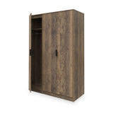 Ashbourne Triple Wardrobe Vintage Oak from Roseland Furniture
