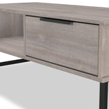 Ashbourne 1 Drawer Coffee Table Grey Oak from Roseland Furniture