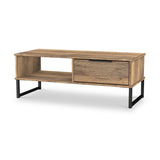 Ashbourne 1 Drawer Coffee Table Vintage Oak from Roseland Furniture