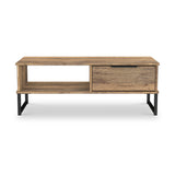 Ashbourne 1 Drawer Coffee Table Vintage Oak from Roseland Furniture