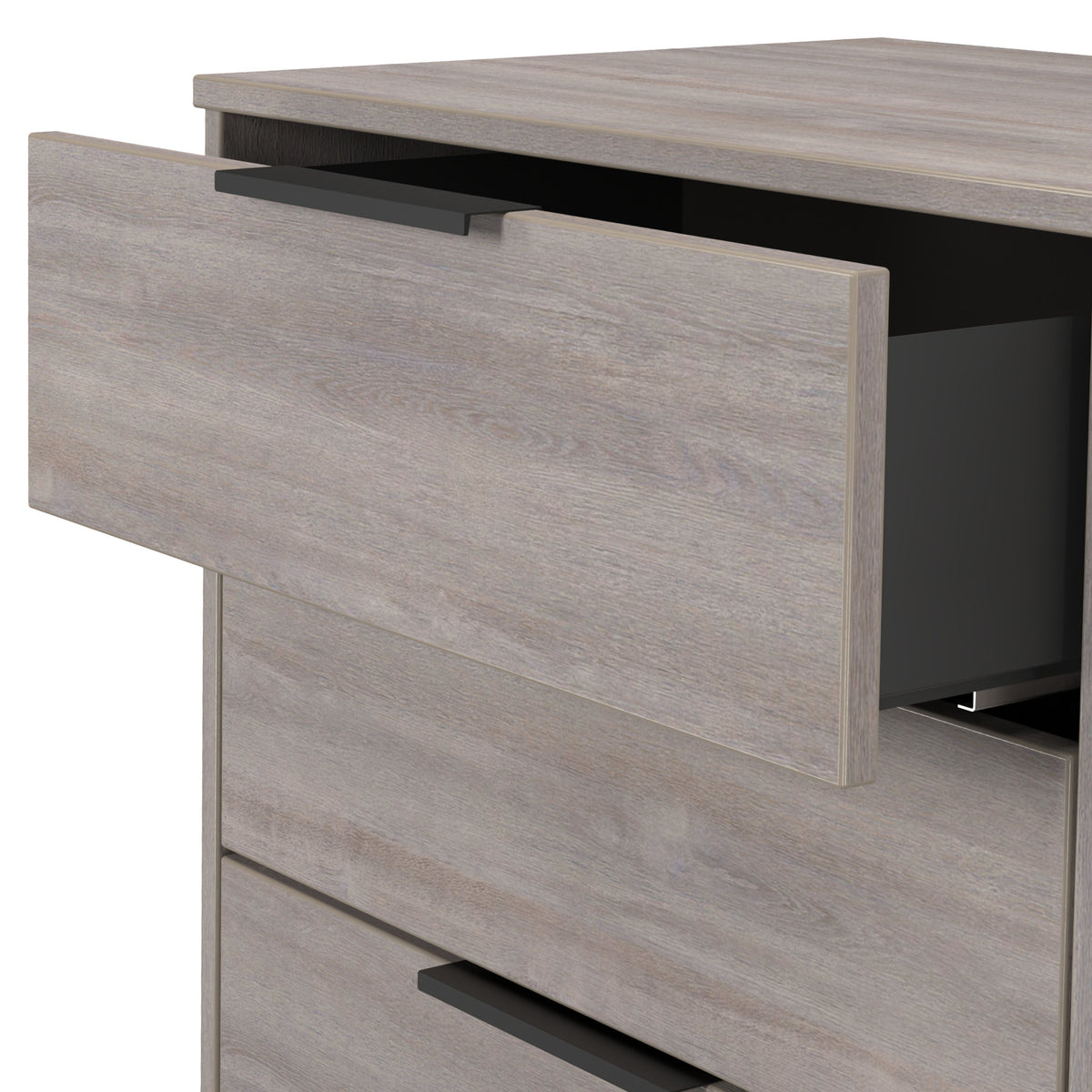 Ashbourne 3 Drawer TV Unit Grey Oak from Roseland Furniture