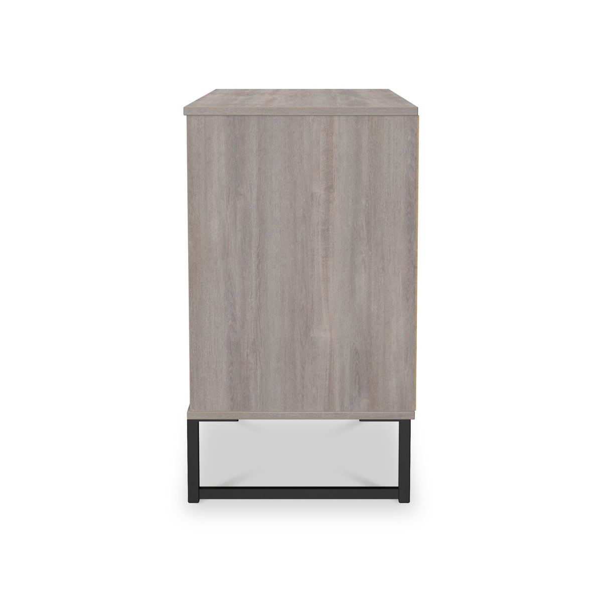 Ashbourne 3 Drawer TV Unit Grey Oak from Roseland Furniture