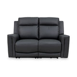 Benton Leather Power Recliner 2 Seater Dims from Roseland Furniture