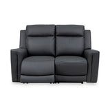 Benton Leather Power Recliner 2 Seater Dims from Roseland Furniture