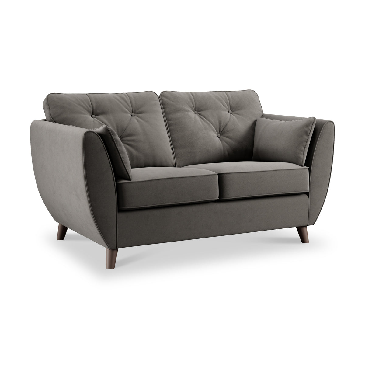 Edison 2 Seater Sofa Dark Feet Asphalt Dims from Roseland Furniture
