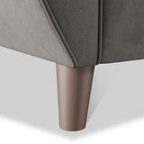 Edison Sofa Dark Feet Asphalt Dims from Roseland Furniture