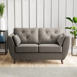 Edison 2 Seater Sofa Dark Feet Asphalt Dims from Roseland Furniture