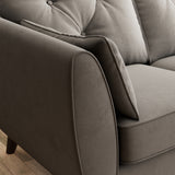 Edison 2 Seater Sofa Dark Feet Asphalt Dims from Roseland Furniture