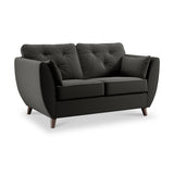Edison 2 Seater Sofa Dark Feet Black from Roseland Furniture