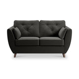 Edison 2 Seater Sofa Dark Feet Black from Roseland Furniture