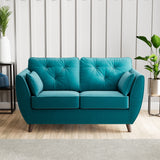 Edison 2 Seater Sofa Dark Feet Mallard from Roseland Furniture