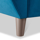 Edison Sofa Dark Feet Marine from Roseland Furniture
