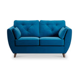 Edison 2 Seater Sofa Dark Feet Marine from Roseland Furniture