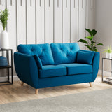 Edison 2 Seater Sofa Light Feet Marine from Roseland Furniture