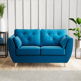 Edison 2 Seater Sofa Light Feet Marine from Roseland Furniture