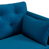 Edison 2 Seater Sofa Light Feet Marine from Roseland Furniture