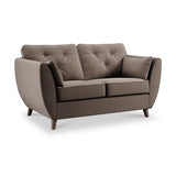 Edison 2 Seater Sofa Dark Feet Mole from Roseland Furniture