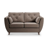 Edison 2 Seater Sofa Dark Feet Mole from Roseland Furniture