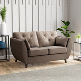 Edison 2 Seater Sofa Dark Feet Mole from Roseland Furniture