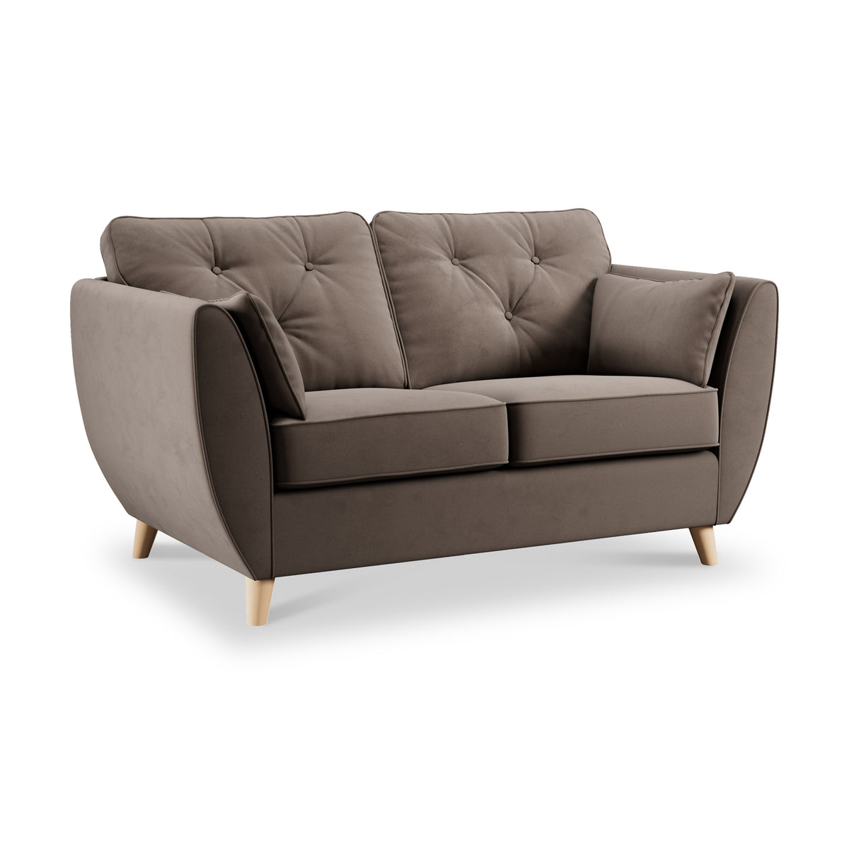 Edison 2 Seater Sofa Light Feet Mole from Roseland Furniture