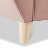 Edison Sofa Light Feet Blush from Roseland Furniture