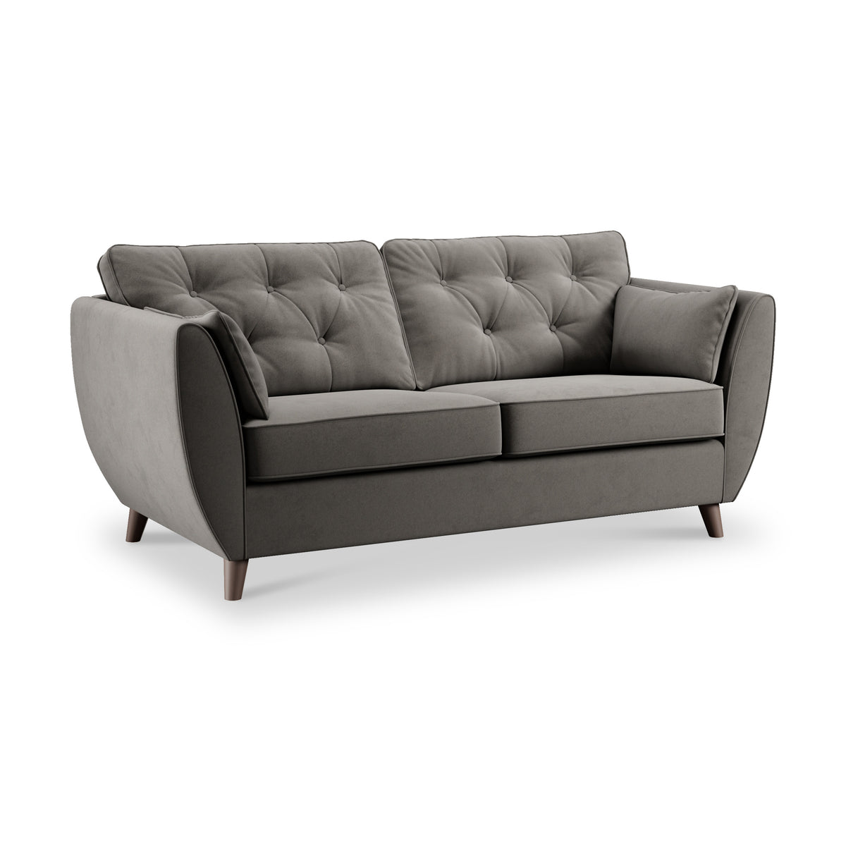 Edison 3 Seater Sofa Dark Feet Asphalt from Roseland Furniture