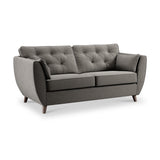 Edison 3 Seater Sofa Dark Feet Asphalt from Roseland Furniture