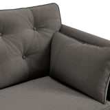 Edison Sofa Asphalt Cushion from Roseland Furniture