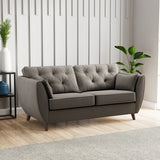 Edison 3 Seater Sofa Dark Feet Asphalt from Roseland Furniture