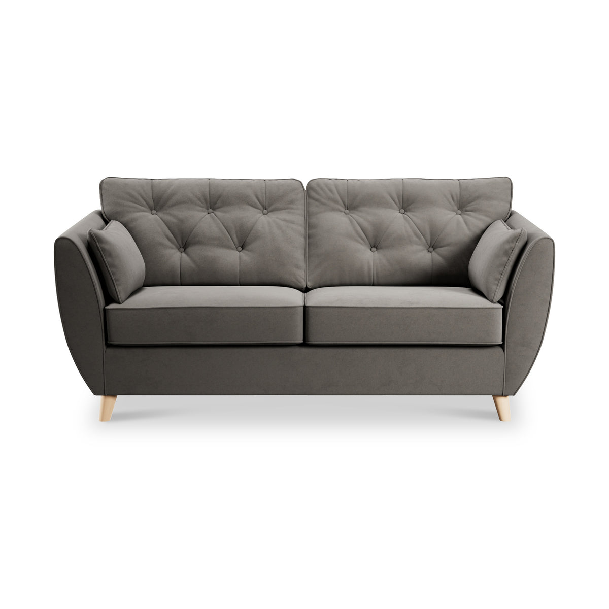 Edison 3 Seater Sofa Light Feet Asphalt from Roseland Furniture