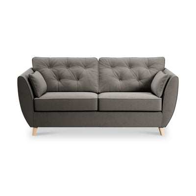 Edison Velvet 3 Seater Sofa