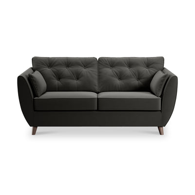 Edison Velvet 3 Seater Sofa