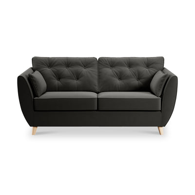 Edison Velvet 3 Seater Sofa