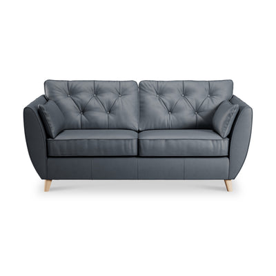 Edison Leather 3 Seater Sofa