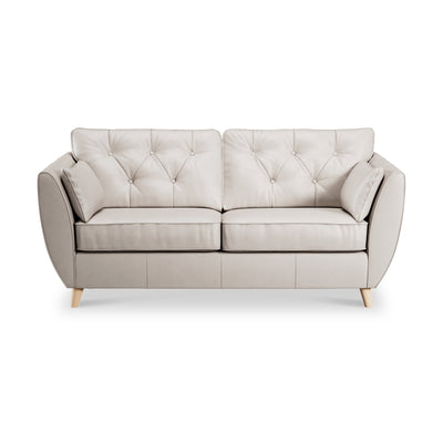 Edison Leather 3 Seater Sofa