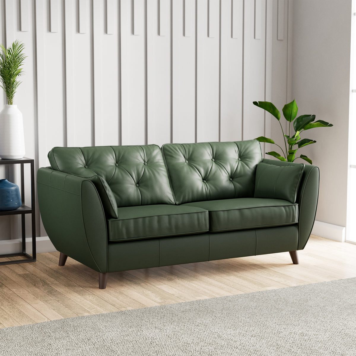 Edison 3 Seater Leather Sofa from Roseland Furniture
