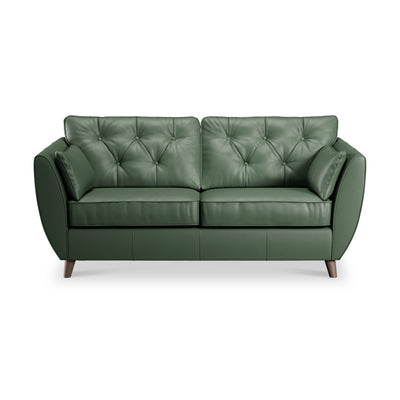 Edison Leather 3 Seater Sofa