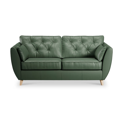 Edison Leather 3 Seater Sofa