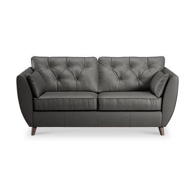 Edison Leather 3 Seater Sofa