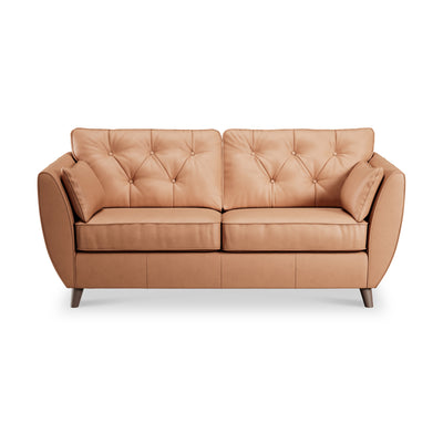 Edison Leather 3 Seater Sofa
