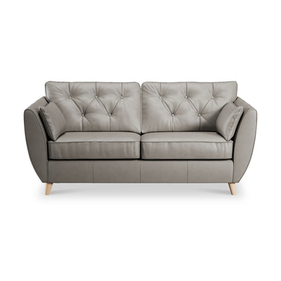 Edison Leather 3 Seater Sofa