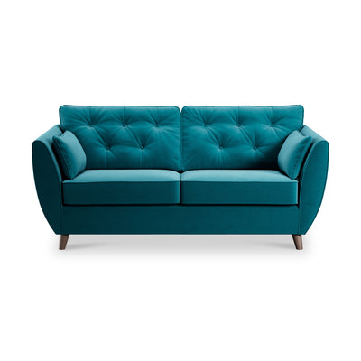 Edison Velvet 3 Seater Sofa
