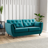 Edison 3 Seater Sofa Dark Feet Mallard from Roseland Furniture