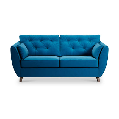 Edison Velvet 3 Seater Sofa